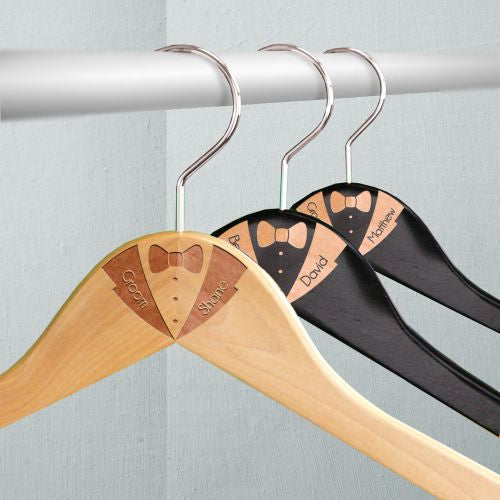 Engraved Tuxedo Hangers