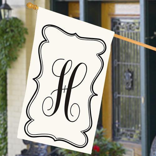 Personalized Monogram House Flag-Sunny Jar Personalized Gifts