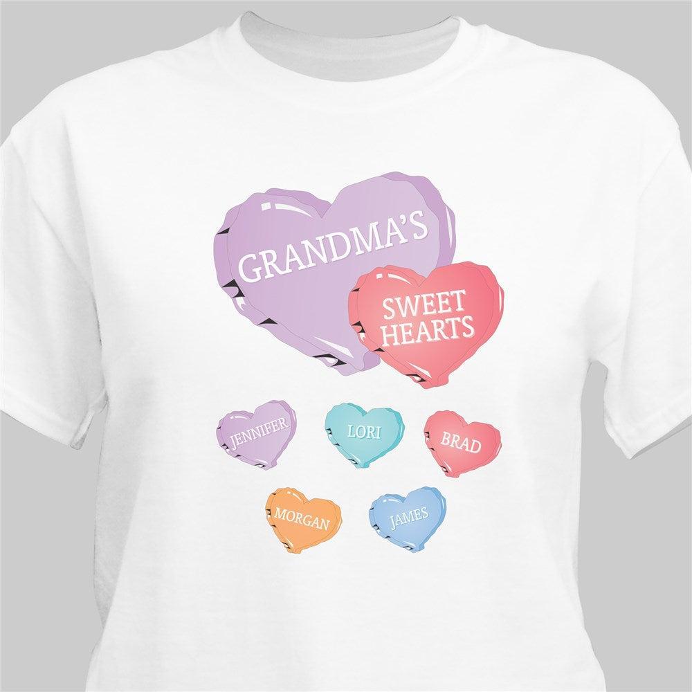 Sweet Hearts Personalized T-Shirt-Sunny Jar Personalized Gifts