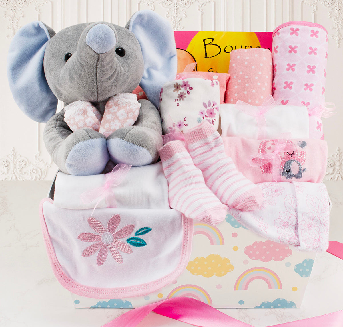 Dream Girl: Baby Girl Gift Basket