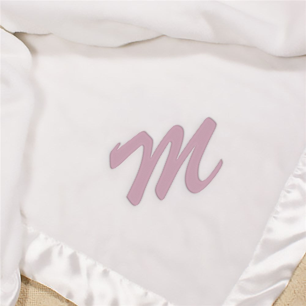 white baby blanket