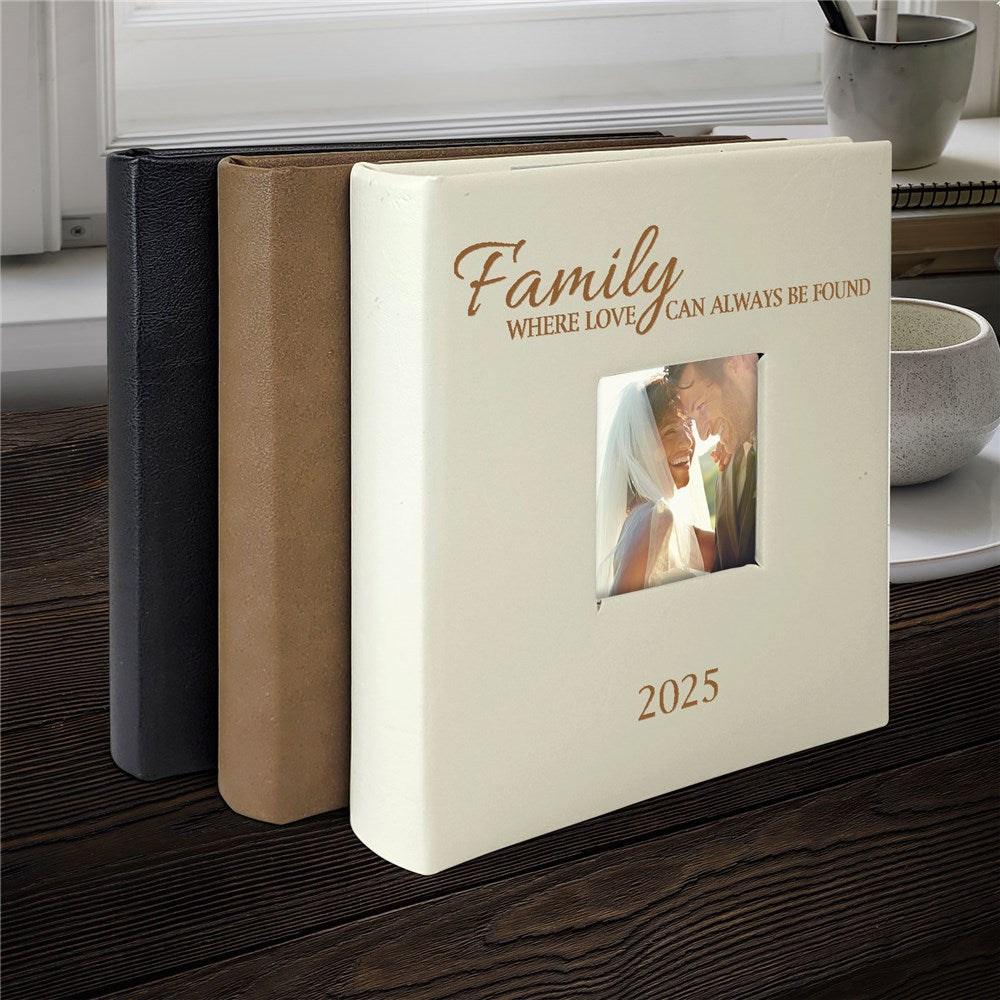 Engraved Family where love can always be found Photo Album