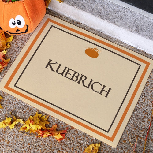 Family Name Fall Doormat