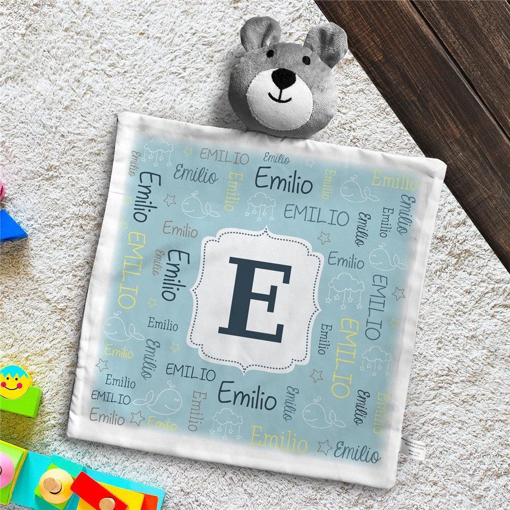 Personalized Baby Name Bear Lovie-babies-Sunny Jar Personalized Gifts