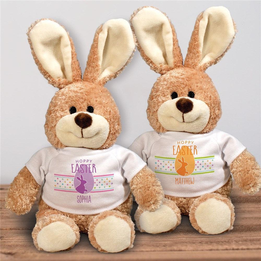 Personalized Bunny Silhouette in Egg Brown Bunny-Sunny Jar Personalized Gifts
