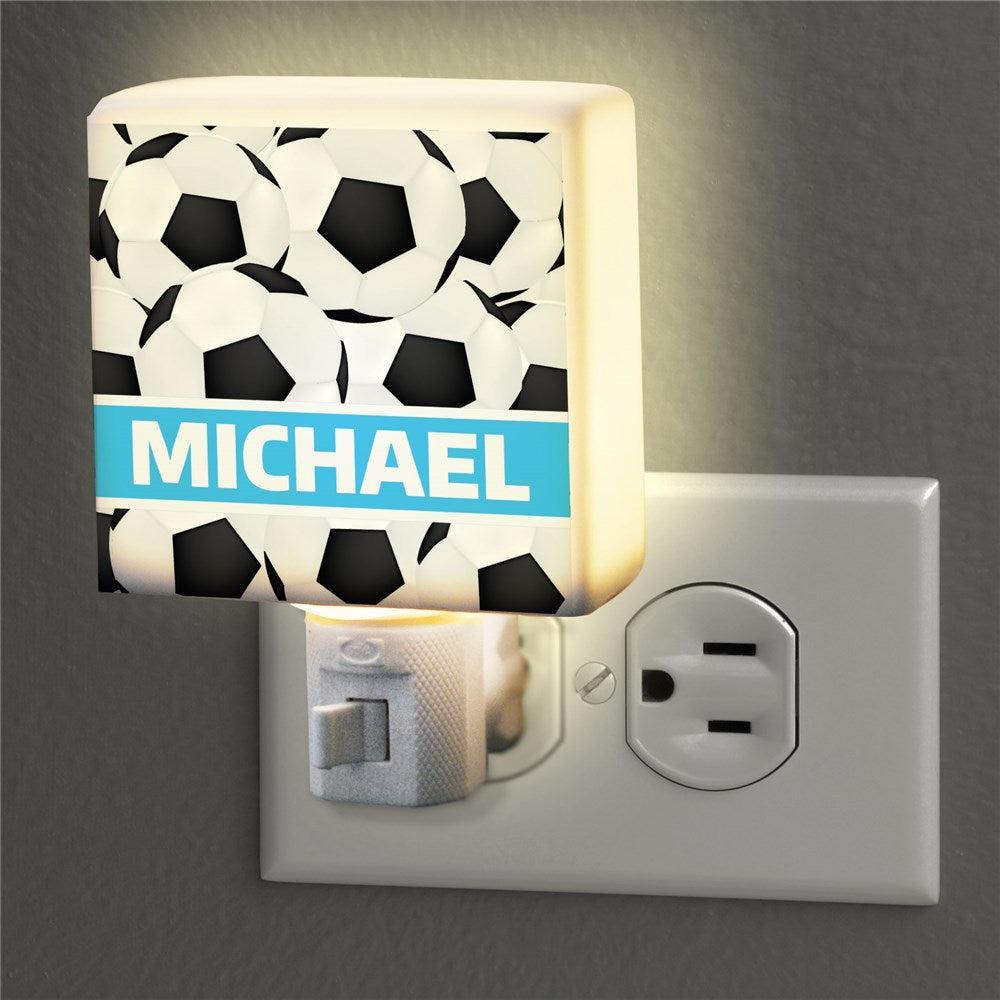 Personalized Soccer Night Light-Sunny Jar Personalized Gifts