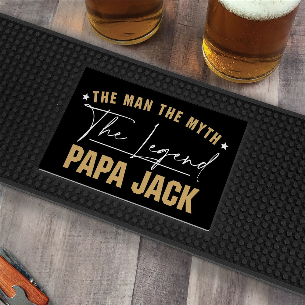 Personalized Man Myth The Legend Bar Mat