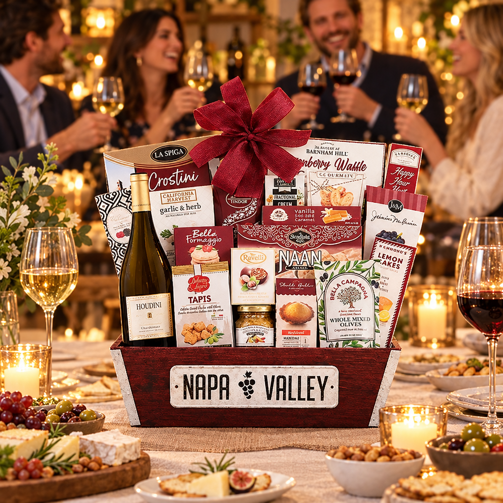 Houdini Chardonnay Wine Gift Basket