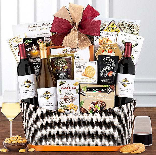 Kendall-Jackson Vintner's Reserve Trio Premium Wine Gift Basket