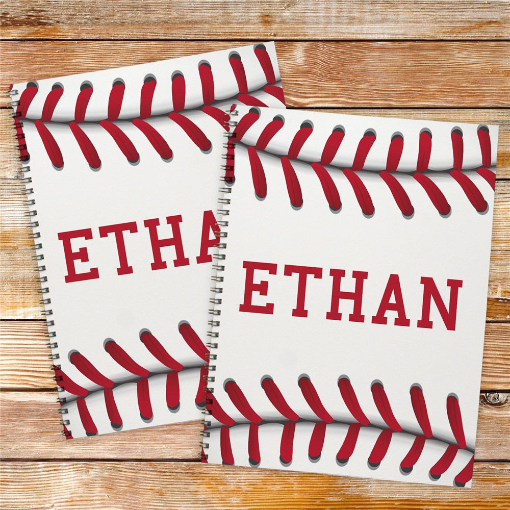 Personalized Baseball Notebook Set - Sunny Jar Personalized™