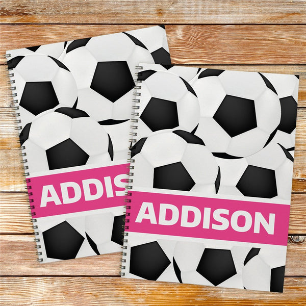 Personalized Soccer Notebook Set - Sunny Jar Personalized™