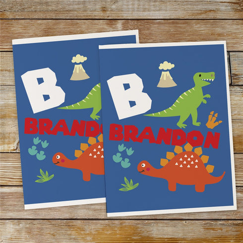 Personalized Dinosaur Folder Set - Sunny Jar Personalized™