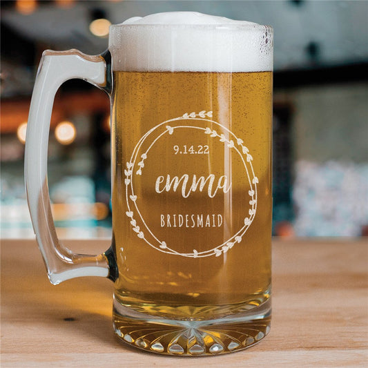 Bridal Party Beer Mug - Sunny Jar Personalized™