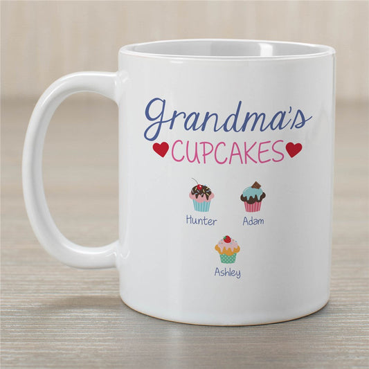 Personalized Grandma's Cupcakes Coffee Mug - Sunny Jar Personalized™