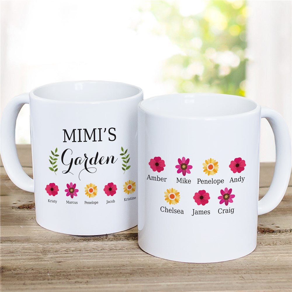 Personalized Grandma's Garden Mug - Sunny Jar Personalized™