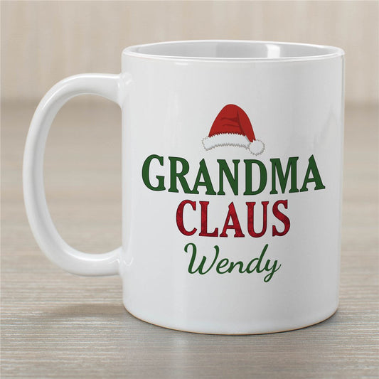 Personalized Grandma Claus Coffee Mug - Sunny Jar Personalized™