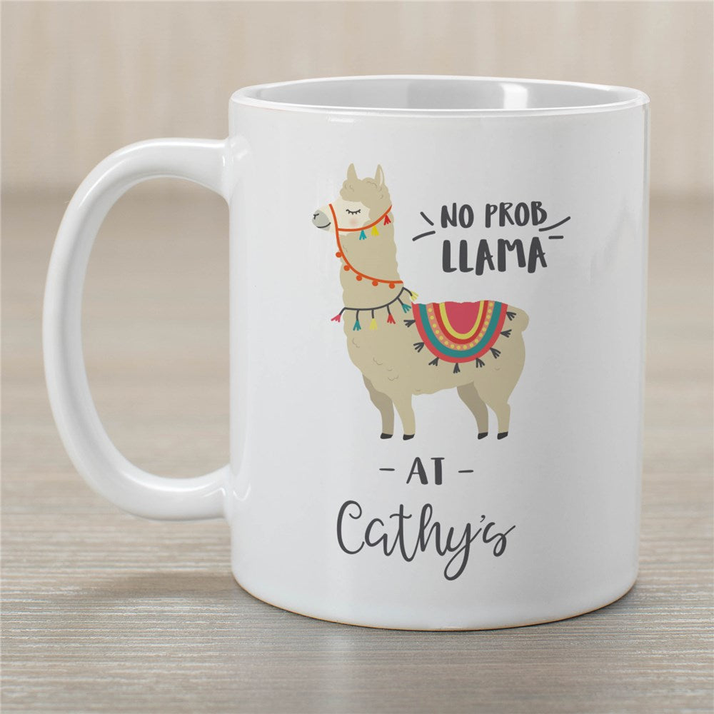 Personalized No-Prob Llama Mug - Sunny Jar Personalized™