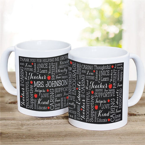 Teacher Word Art Mug - Sunny Jar Personalized™