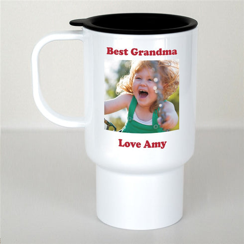 Personalized Photo Travel Mug - Sunny Jar Personalized™