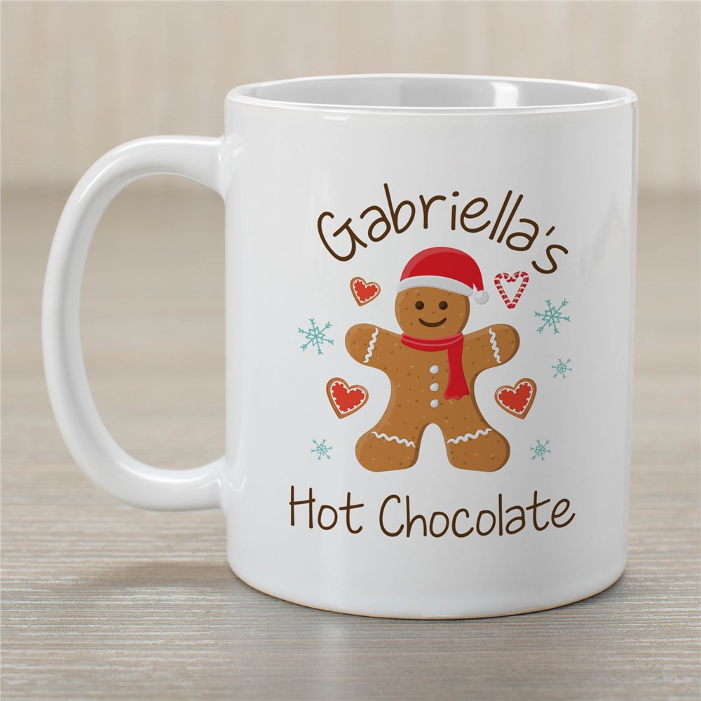 Personalized Gingerbread Hot Chocolate Mug - Sunny Jar Personalized™