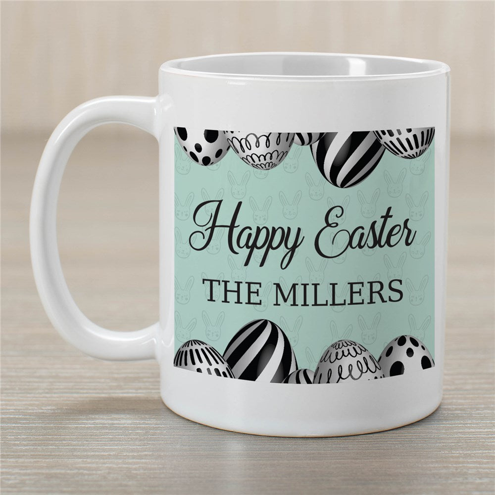 Personalized Happy Easter Eggs Mug - Sunny Jar Personalized™