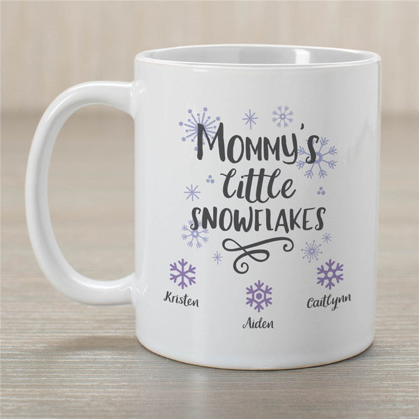 Personalized Mommy's Little Snowflakes Mug - Sunny Jar Personalized™