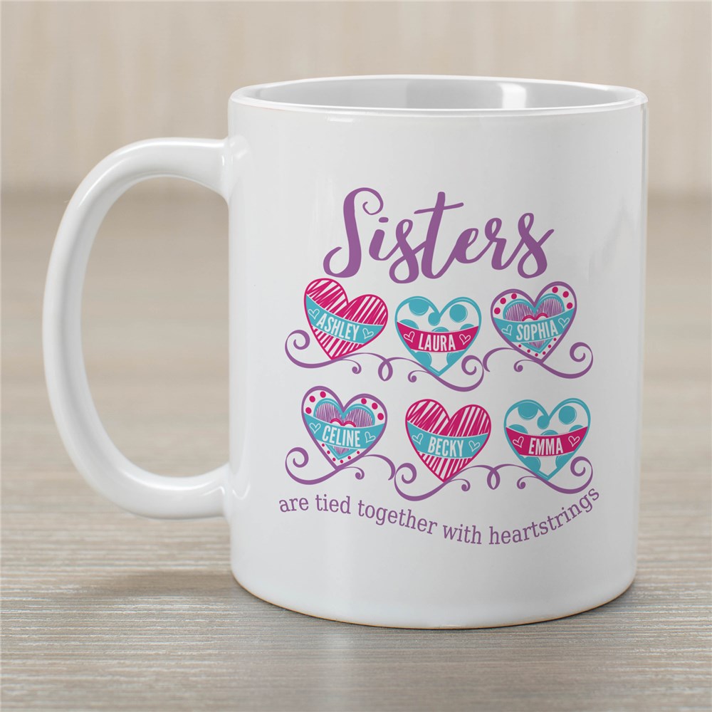 Personalized Sisters Coffee Mug - Sunny Jar Personalized™