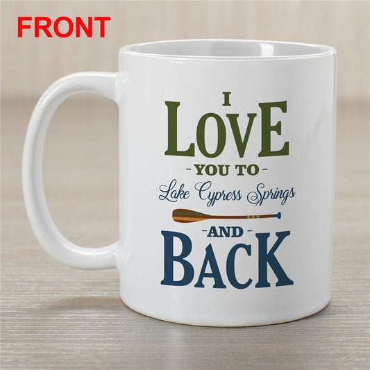 Personalized I Love You To The Lake & Back Mug - Sunny Jar Personalized™