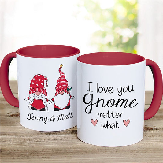 Personalized I Love You Gnome Matter What Mug - Sunny Jar Personalized™