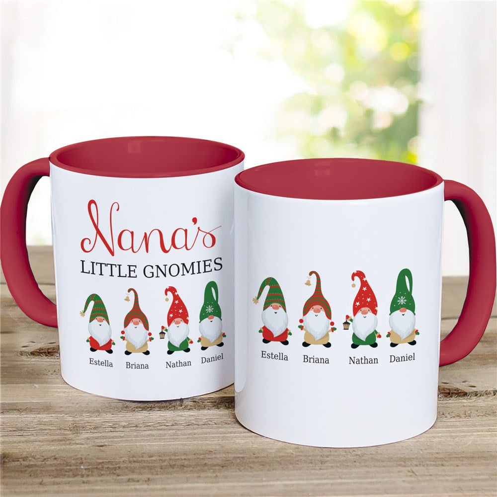 Personalized Christmas Gnomies Mug - Sunny Jar Personalized™