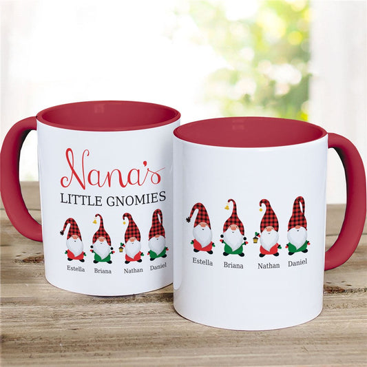 Personalized Plaid Gnomies Mug - Sunny Jar Personalized™