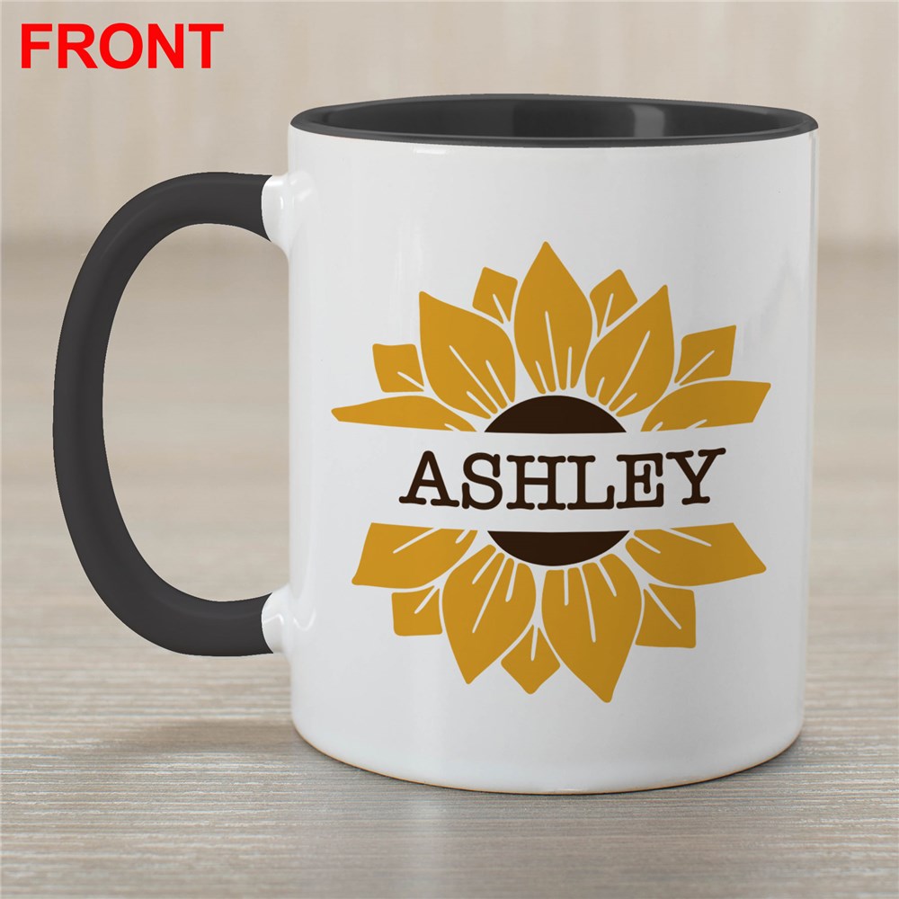 Personalized Sunflower Coffee Mug - Sunny Jar Personalized™