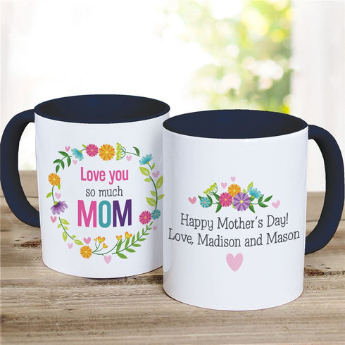 Personalized Love You So Much Mom Mug - Sunny Jar Personalized™