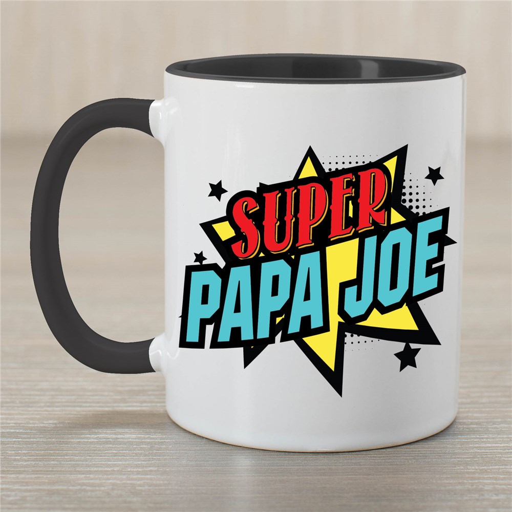 Personalized Super with Comic Graphic Mug - Sunny Jar Personalized™