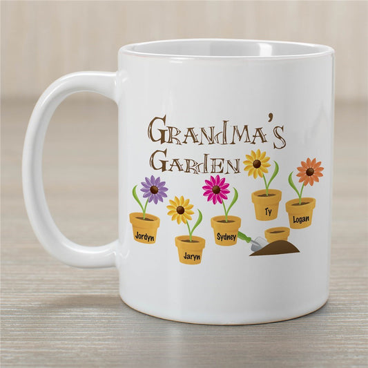 Flower Personalized Coffee Mug for Grandma - Sunny Jar Personalized™