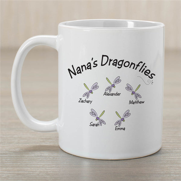 Personalized Dragonflies Coffee Mug - Sunny Jar Personalized™