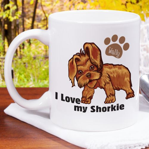 Personalized I Love My Shorkie Mug - Sunny Jar Personalized™