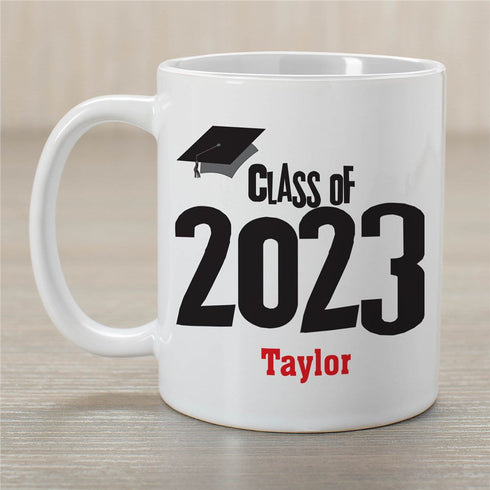 Graduation Cap Class of Graduation Personalized Coffee Mug - Sunny Jar Personalized™