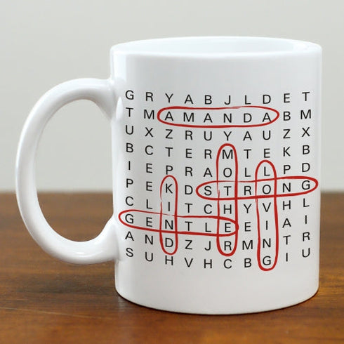 Mom Word Search Mug - Sunny Jar Personalized™