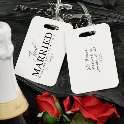 Just Married Bag Tag - Sunny Jar Personalized™