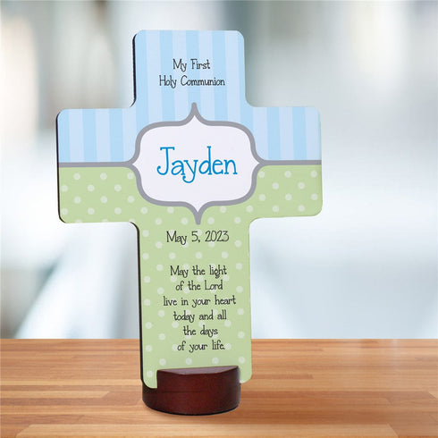 Personalized My First Holy Communion Cross - Sunny Jar Personalized™