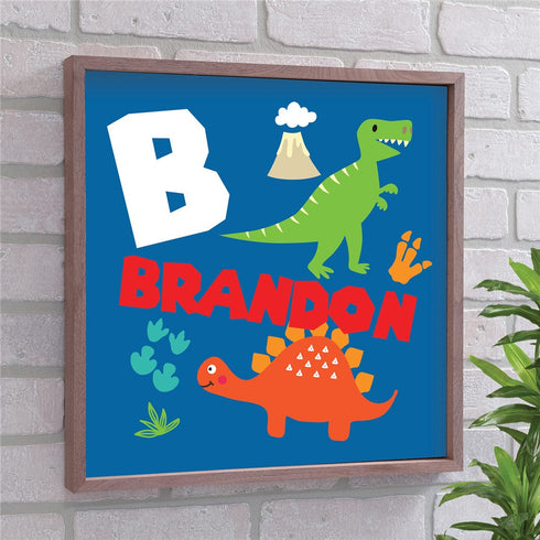 Personalized Kid's Dinosaur Wall Decor - Sunny Jar Personalized™