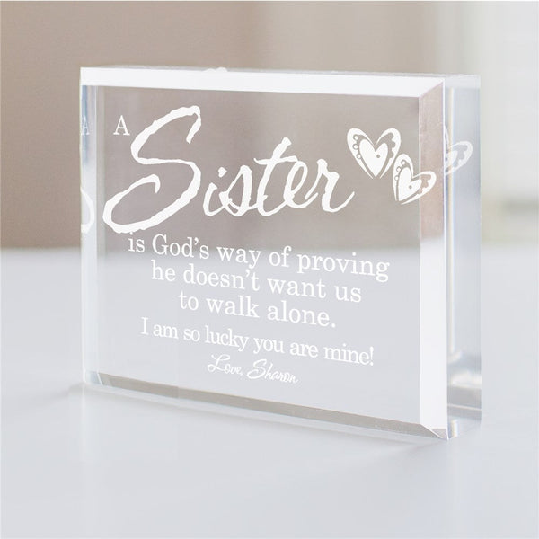 God's Way of Proving... Personalized Keepsake - Sunny Jar Personalized™