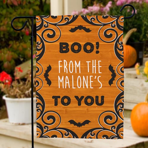 Personalized Boo To You Garden Flag - Sunny Jar Personalized™