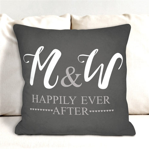 Personalized Happily Ever After Throw Pillow - Sunny Jar Personalized™