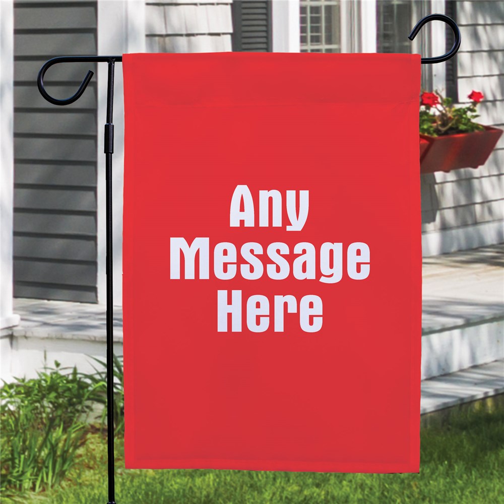 Any message Garden Flag - Sunny Jar Personalized™