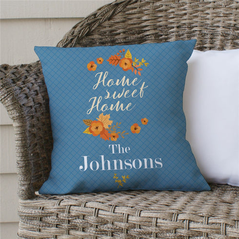 Personalized Home Sweet Home Throw Pillow - Sunny Jar Personalized™