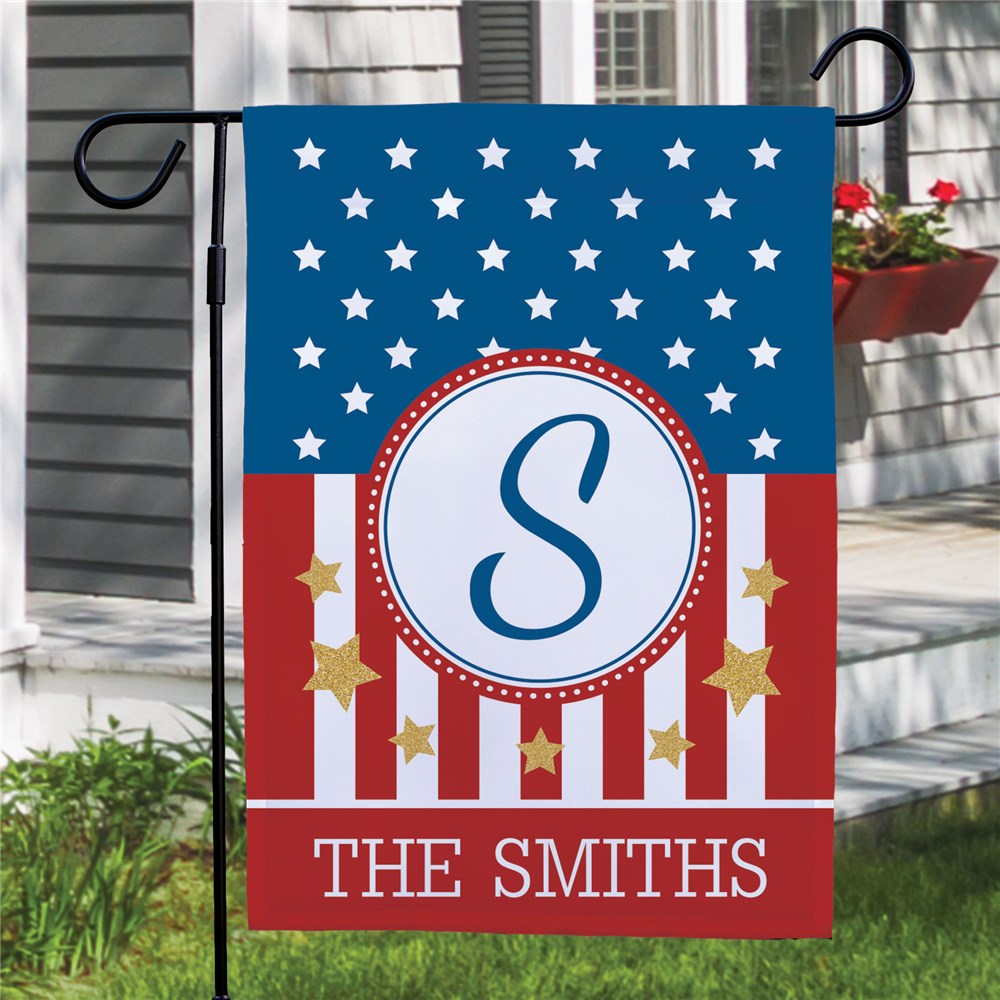 Personalized Fourth Of July Garden Flag - Sunny Jar Personalized™