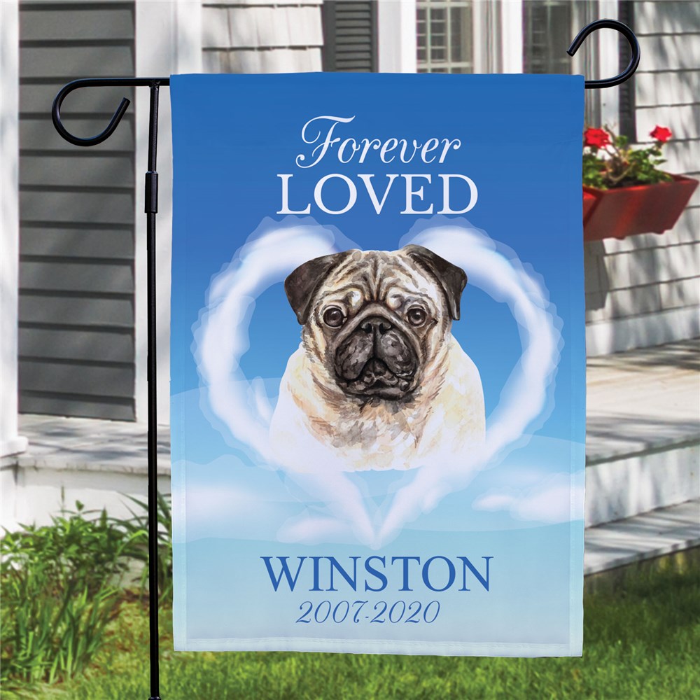 Personalized Forever Loved Garden Flag - Sunny Jar Personalized™