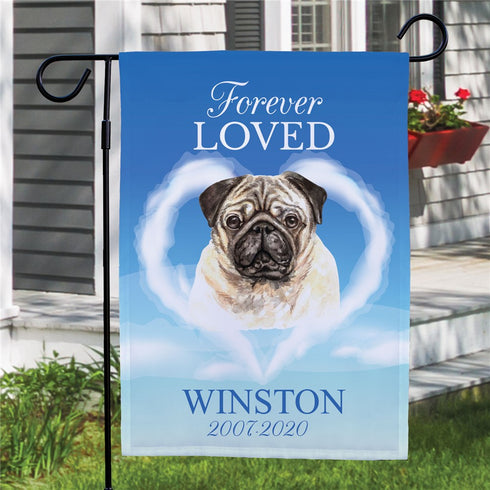 Personalized Forever Loved Garden Flag - Sunny Jar Personalized™